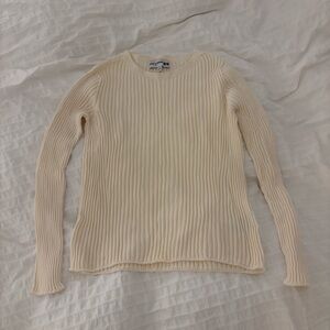 UNIQLO INES DE LA FRESSANGE Cotton 3D Rib Crew Neck Sweater M